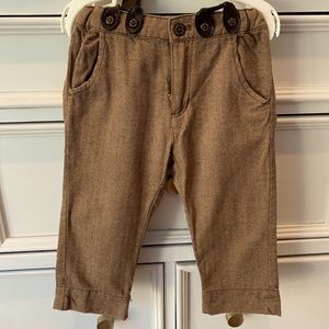 H&M boys pants with suspenders
